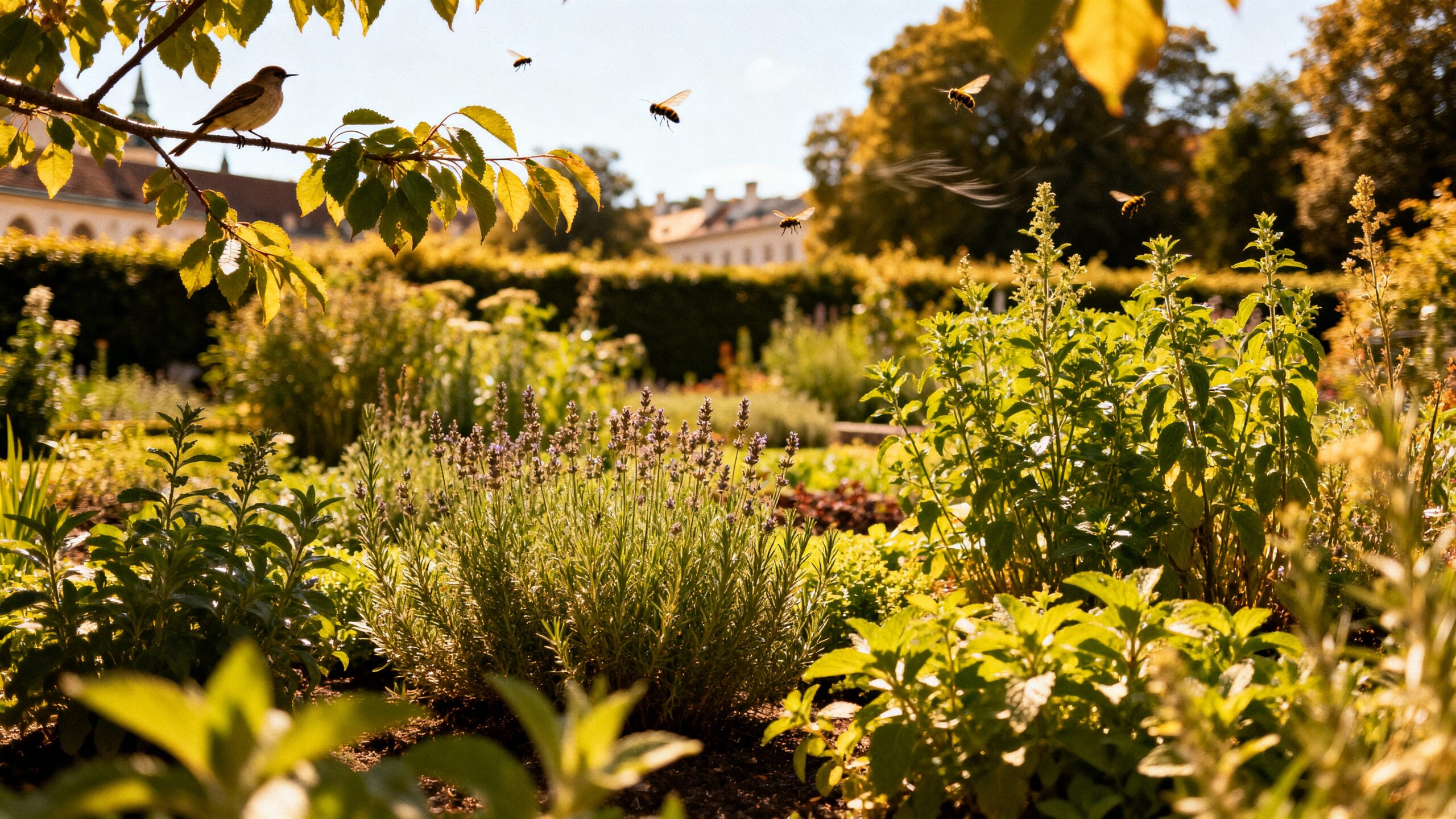 Seedream 4.0 Kraeutergarten Wien In Einem Kloster Mit Insekten Voegeln Wind Rauschen Wundersc 3 Scaled